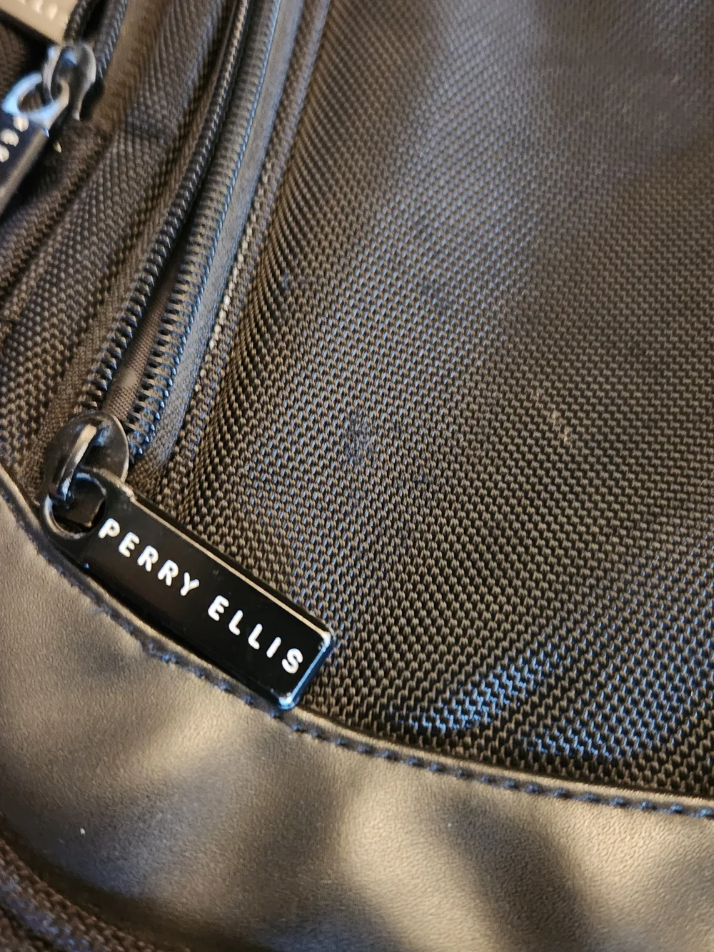 Perry Ellis Black Travel Laptop Backpack